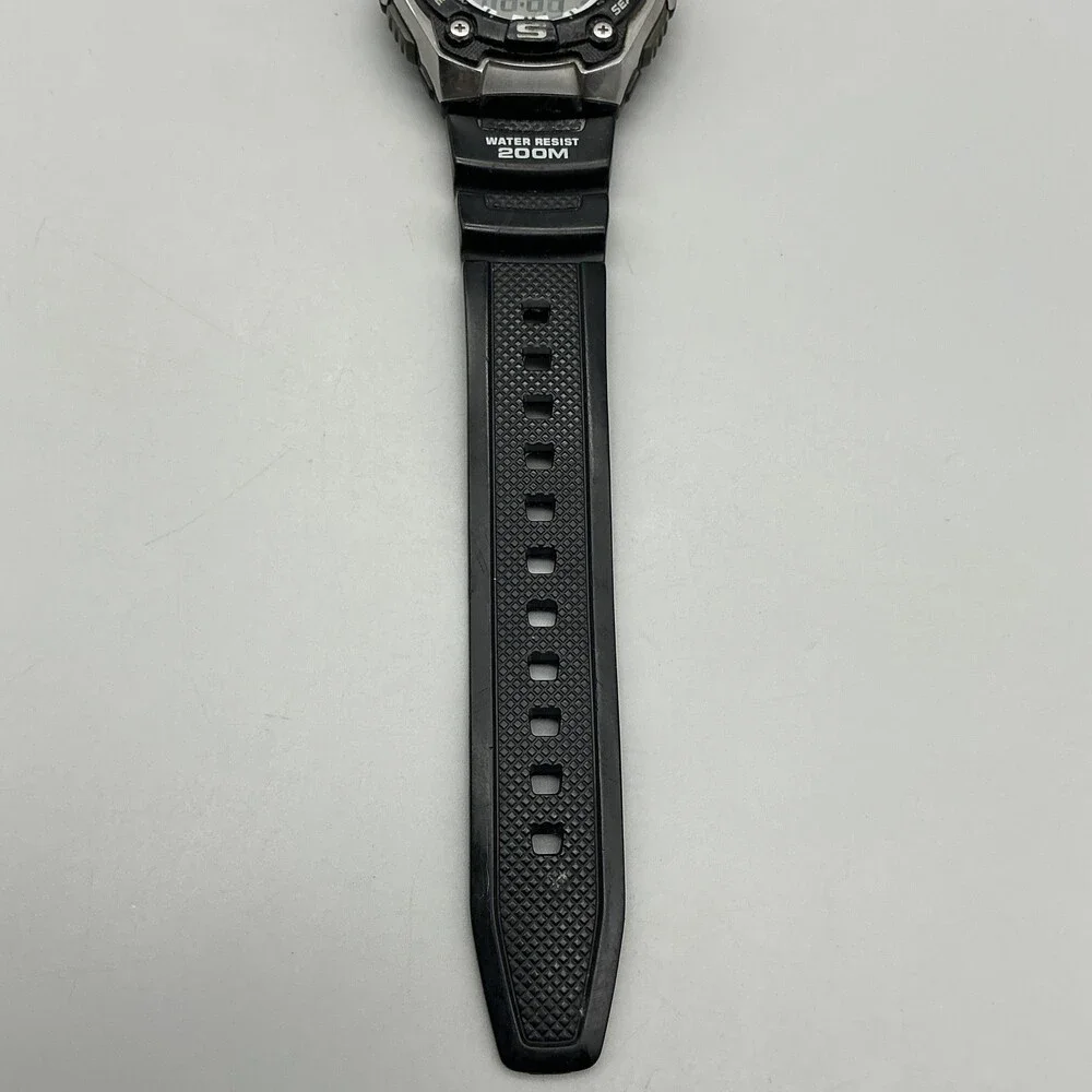 Casio 5056 AQW-101 Mens Watch 46mm Thermosensor Fishing World Time Illuminator